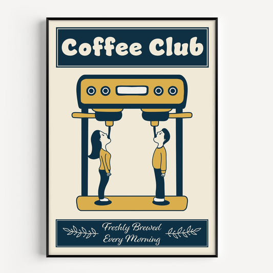 Coffee Club Print