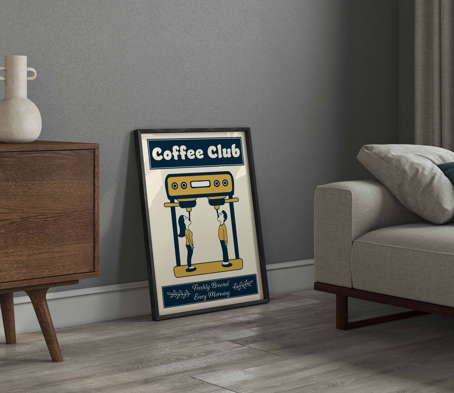 Coffee Club Print
