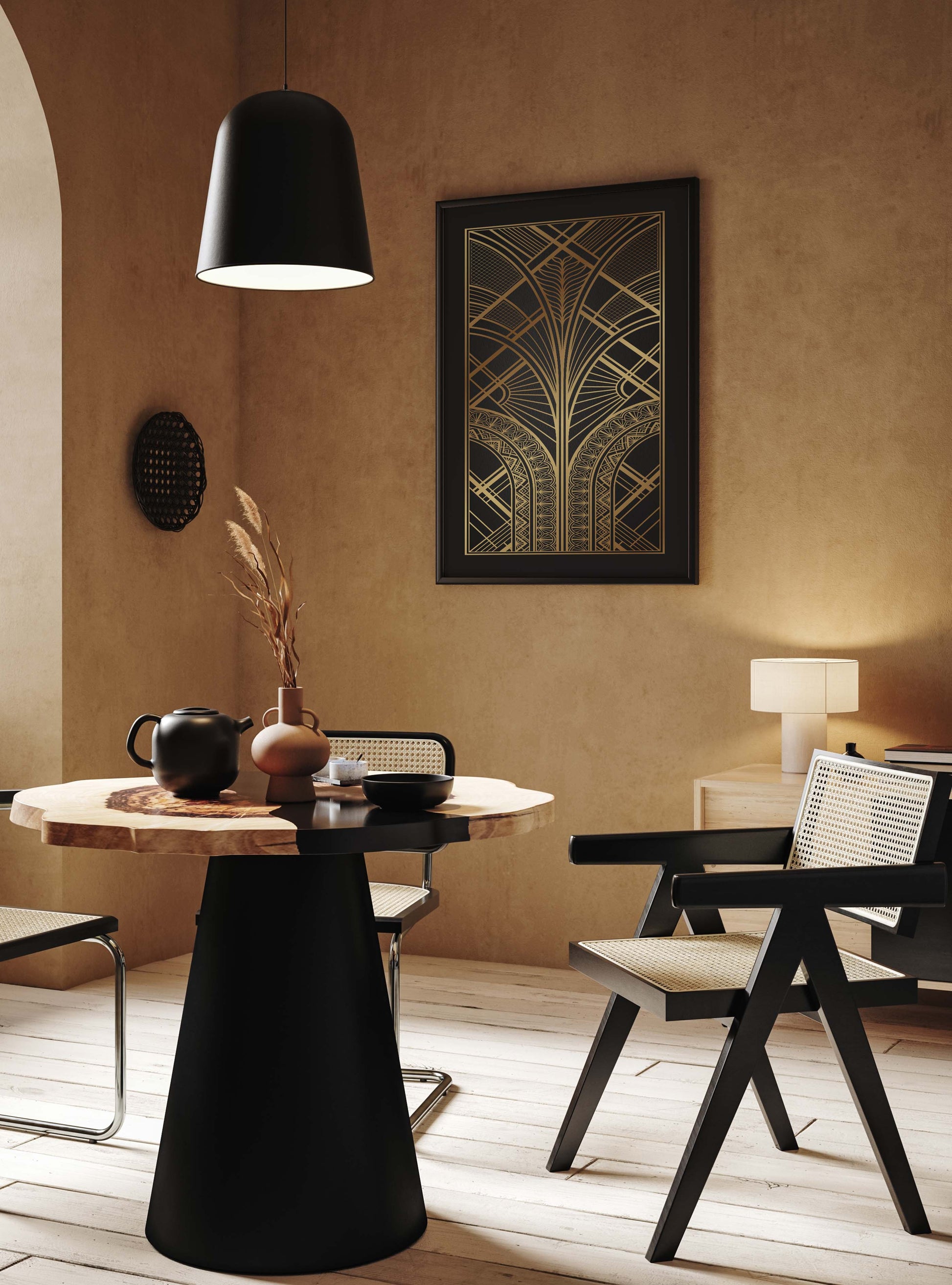 Art deco wall art print