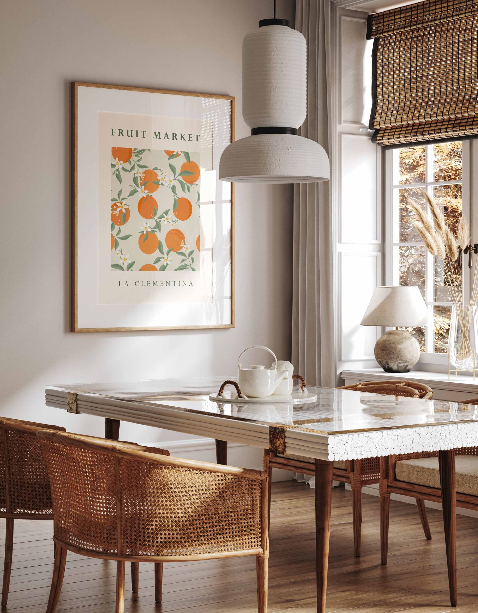 Clementine print for the kitchen