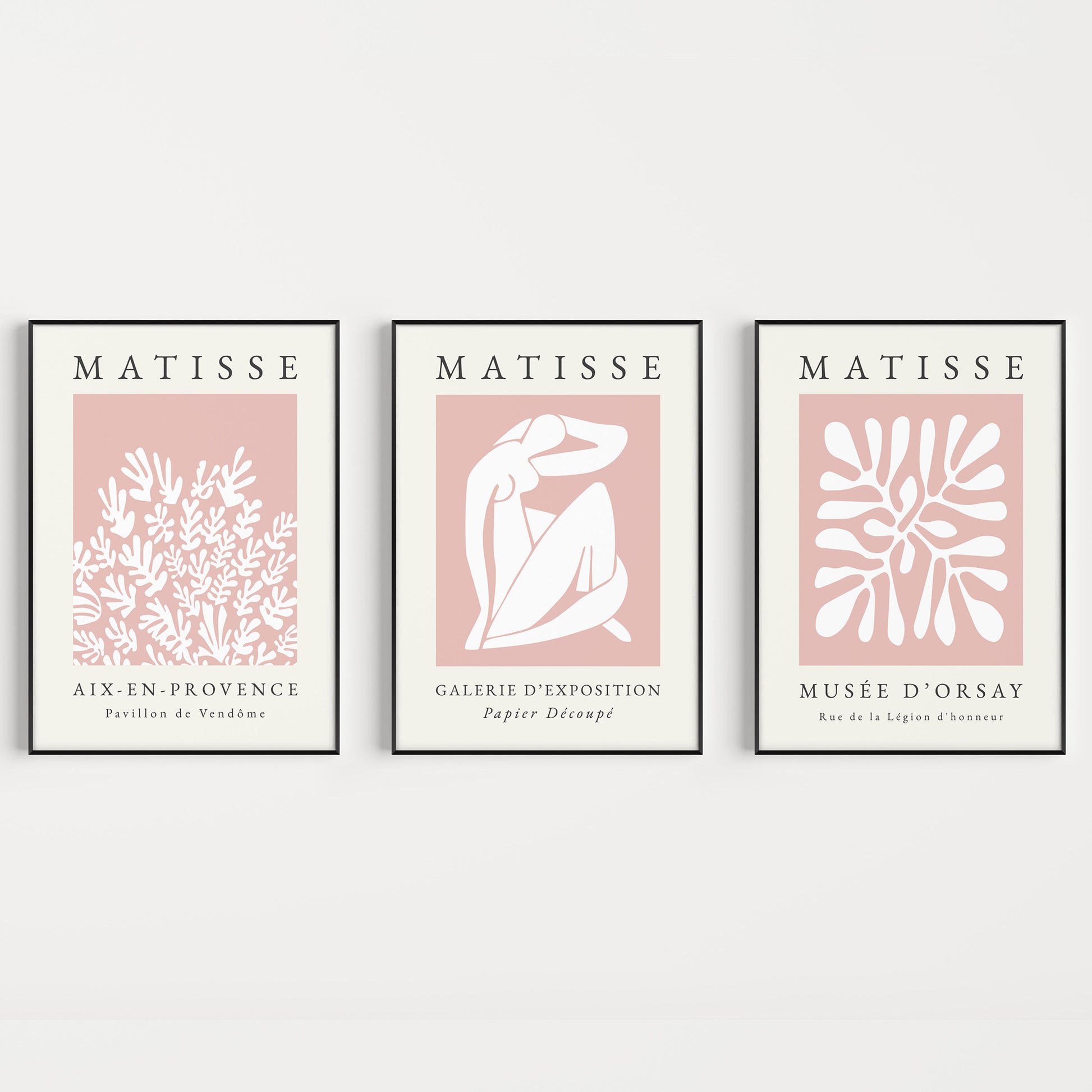 Matisse Set of Prints in Pink