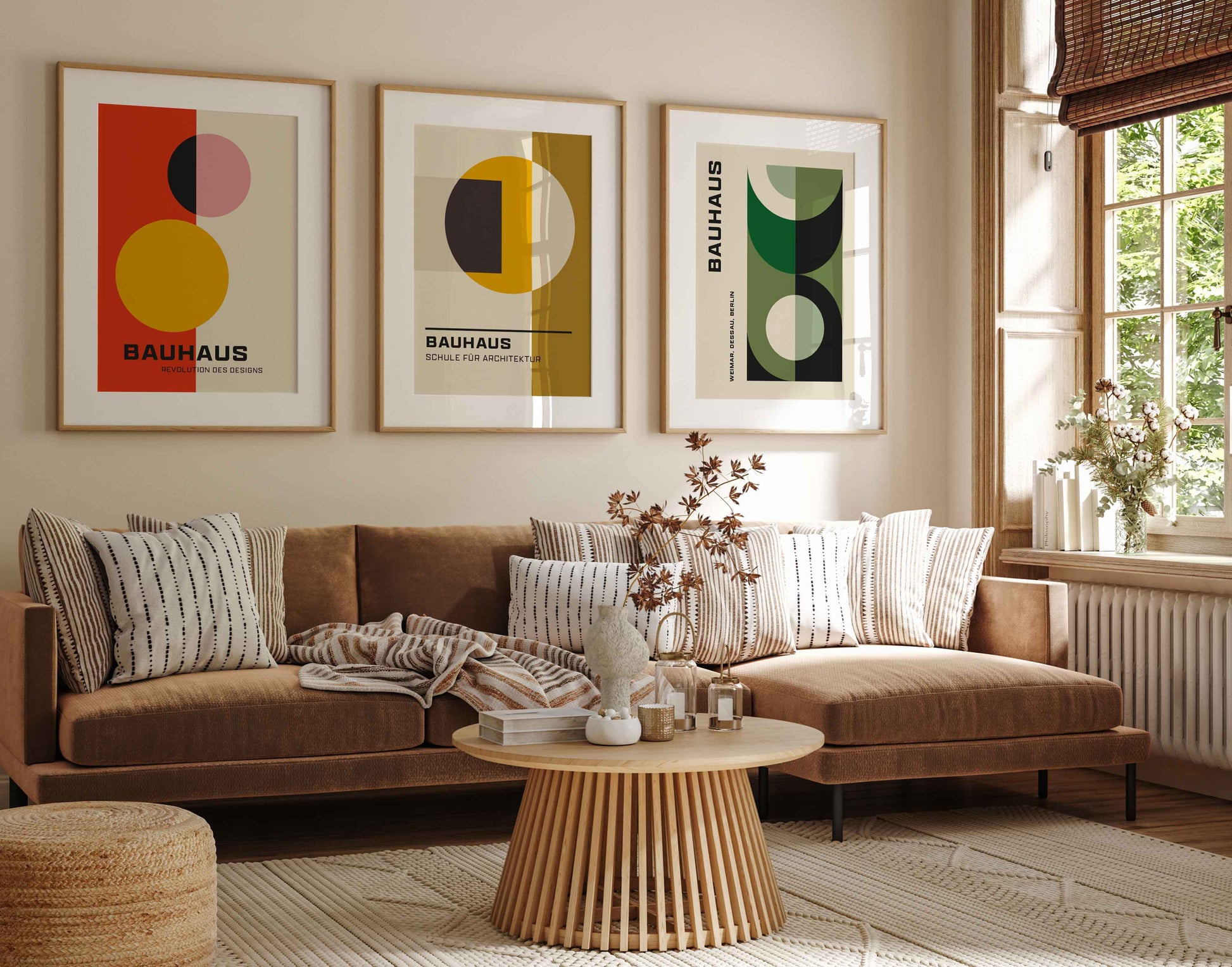 Bauhaus posters, set of 3 prints