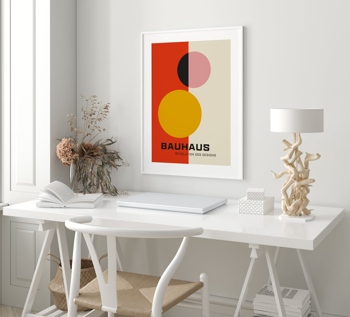 Red Bauhaus Poster