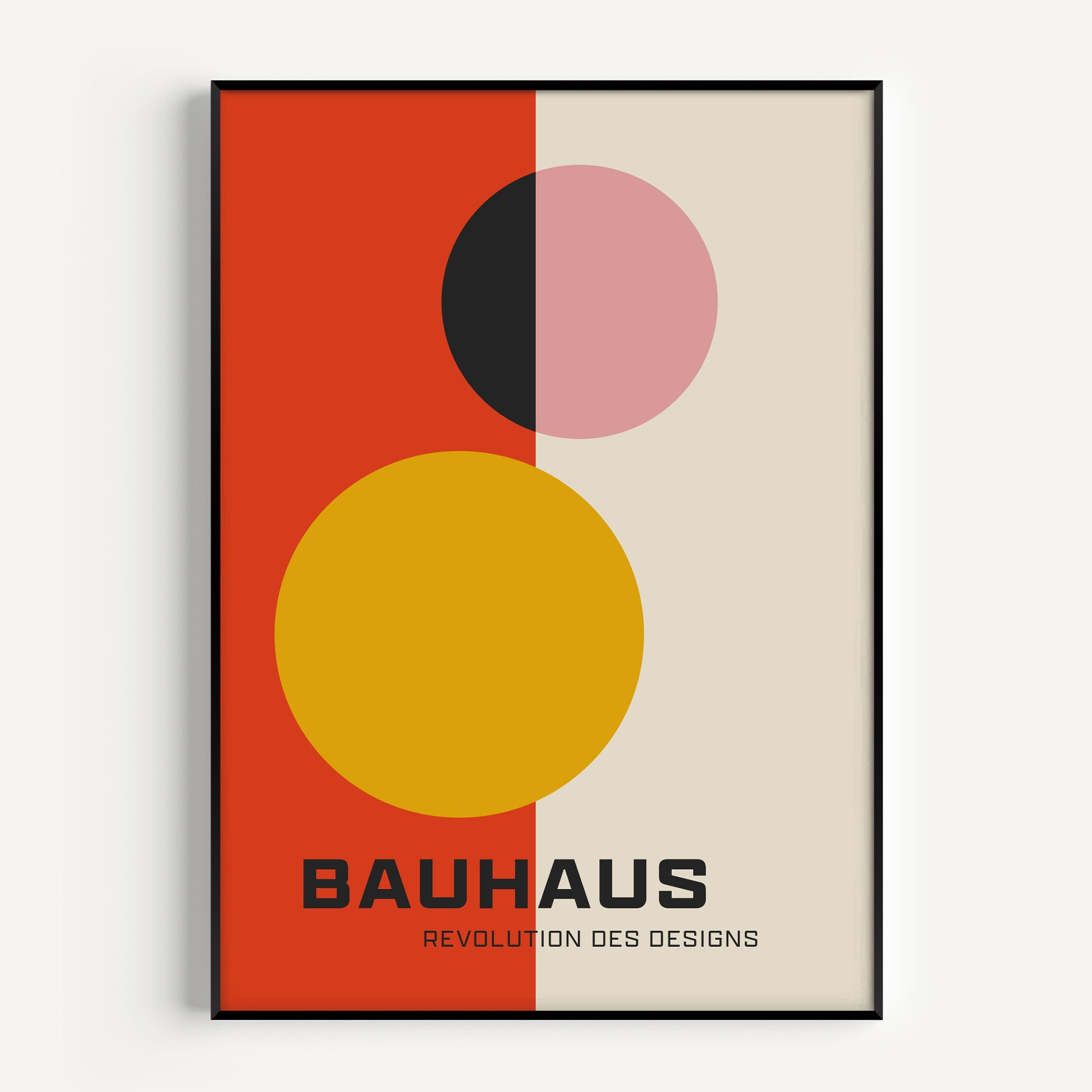 Red Bauhaus Print