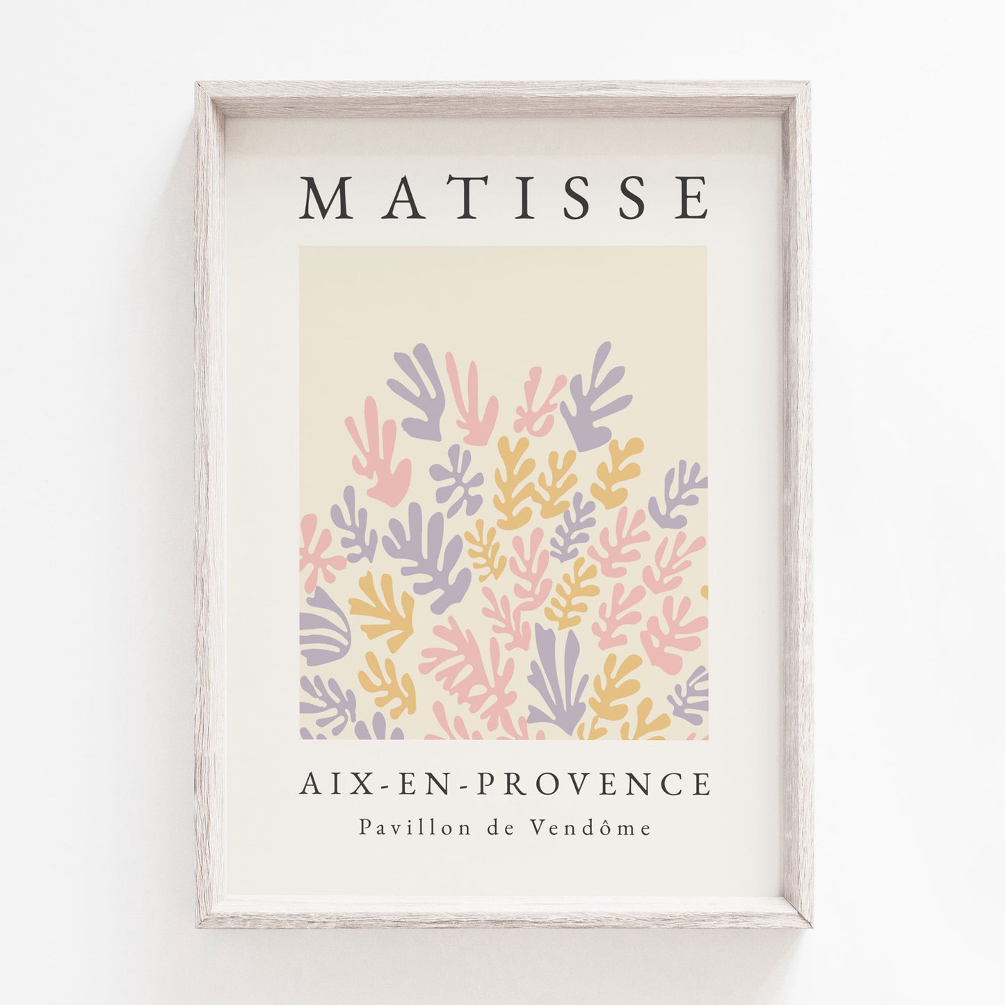 Pastel Matisse wall art print