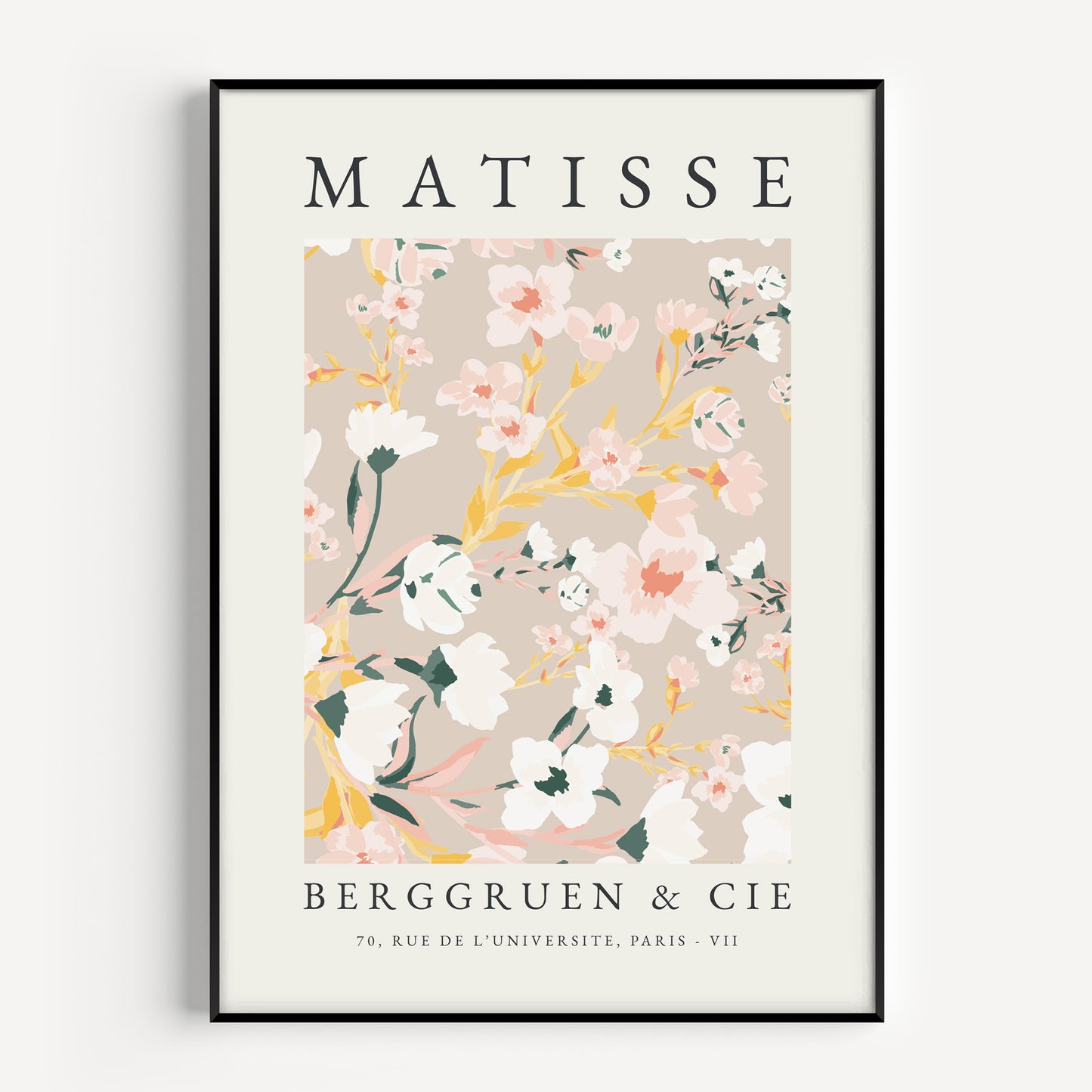 Matisse Flower print in pink, Berggruen and Cie
