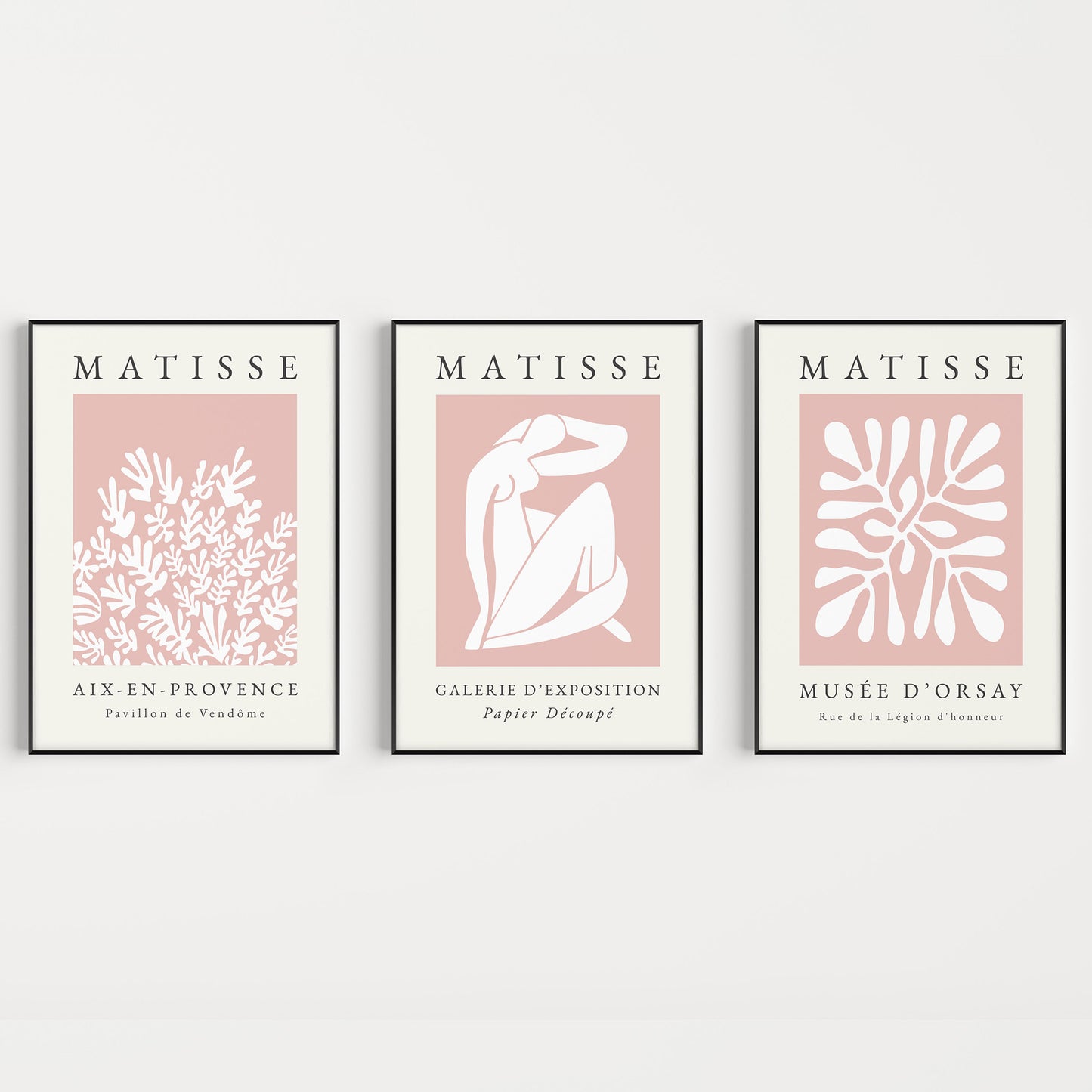 Matisse Set of Prints in Pink